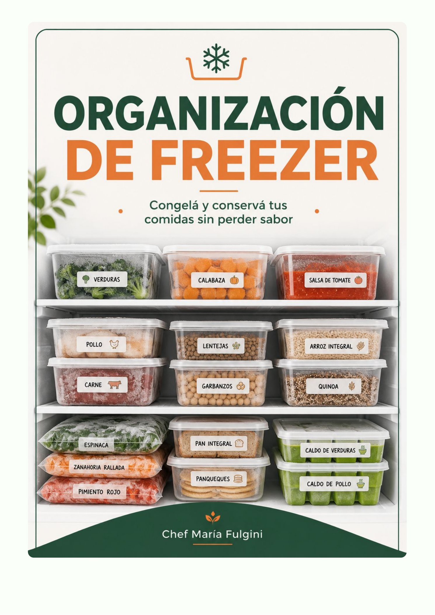 Portada de Organización de Freezer