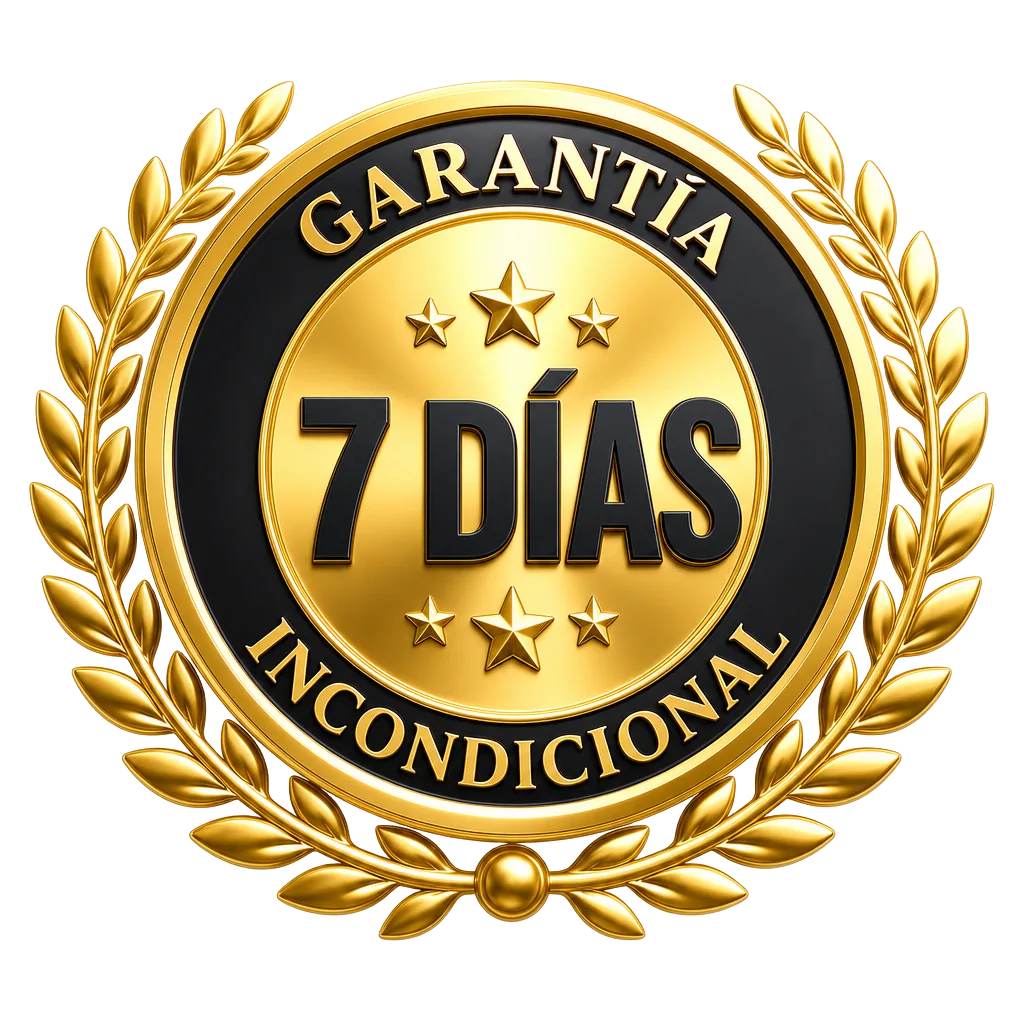 Sello de garantía incondicional de 7 días